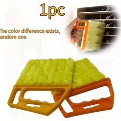 New Lyxiga PE Mikrofiber Tvättbara Fönsterrengöringsborstar, Smuts-/Dammtagare, Gardinrengörare, Ludd-fri Design Gul