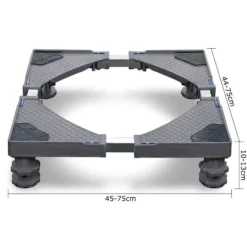Outlet LZQ Tvättmaskinsställ Kylskåp för tvättmaskin och torktumlare, 4 fot utan hjul, belastning 200 kg