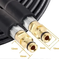 Clearance GIFT OF G 15M Ersättningsslang för högtryckstvätt för Kärcher K-serien K2, K3, K4, K5, K7, Rengöringsförlängningsslang Snabbkopplingssystem Snäppkontakt Snabbkoppling | Fyndiq