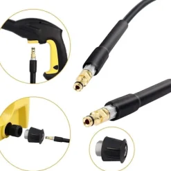 Clearance GIFT OF G 15M Ersättningsslang för högtryckstvätt för Kärcher K-serien K2, K3, K4, K5, K7, Rengöringsförlängningsslang Snabbkopplingssystem Snäppkontakt Snabbkoppling | Fyndiq