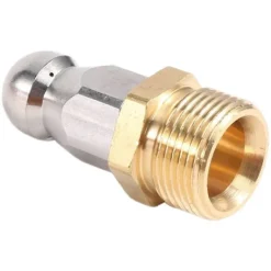 M22 F14 Munstycke Högtrycks Spolmunstycke Avloppsrensare Silver