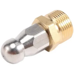 M22 F14 Munstycke Högtrycks Spolmunstycke Avloppsrensare Silver