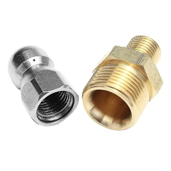 New M22 F14 Munstycke Högtryckstvätt Jetter Avlopp Avlopp Muddra Rengöringsmunstycke