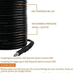 Discount 6M Flexibel Slang Kompatibel med Bosch, Snabbkoppling, Högtrycksslang Tillbehör Kompatibel med Bosch Aqt Högtryckstvätt - xindaren