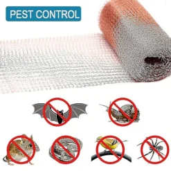 Best 6m Gnagarnät Koppar Anti Snigel Möss Råtta Fågel Nematoder Ferramol Koppar Stickat Nät