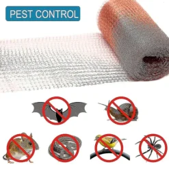 6m Gnagarnät Koppar Anti Snigel Möss Råtta Fågel Nematoder Ferramol Koppar Stickat Nät
