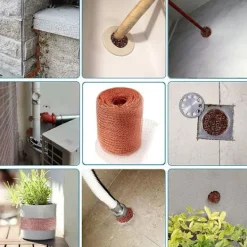 Online 6m gnagarstängsel, högkvalitativt kopparnät, stickat kopparnät för skadedjursbekämpning i hem och trädgård mot gnagare, sniglar, fåglar och fladdermöss | Fyndiq