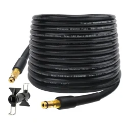 Hot Gardenio 10~15m Hög tryckstvätt slang rör sladd bil tvätt vatten rengöring förlängning slang vattenslang