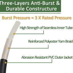 Hot Gardenio 10~15m Hög tryckstvätt slang rör sladd bil tvätt vatten rengöring förlängning slang vattenslang
