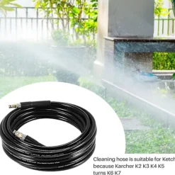 Outlet 10m Högtryckstvätt Slang för Bil tvätt Kompatibel med Karcher K2 K3 K4 K5 K6 K7
