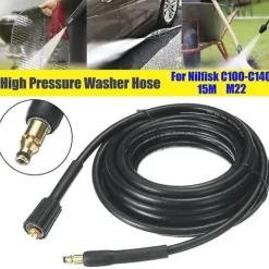 Discount 5/10/15m M22 Högtryckstvättsslang för Nilfisk C100 C110 C120 C130 C140 Qinhai 5m 5m
