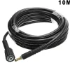 Discount 6m 8m 10m Högtryckstvättsslang Biltvättverktyg För Karcher K2 K3 K4 K5(Storlek:10m)