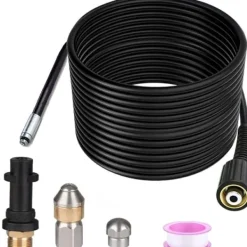New 15m Rörrensare för Kärcher Högtryckstvätt Bredare Professionell Rörkompatibel K2-K7/HD/HDS 180bar 60c °[mo]
