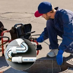 New 15m Rörrensare för Kärcher Högtryckstvätt Bredare Professionell rörkompatibel K2-K7/HD/HDS 180bar 60c °