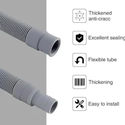 Sale 5m spiral dräneringsslang, dräneringsslang för tvättmaskin, dräneringsslang