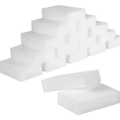 Hot Magic Sponges, 50 pcs Melamine Sponge - Magic Eraser for Bathroom, Pool, Kitchen, Floor, Wall - White 10x7x3cm