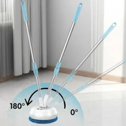 Discount Magic Squeeze Platt Skurmopp Hands Free Tvätt, för Hem Kök Golvrengöring, med 3 -fiber Ersättningar