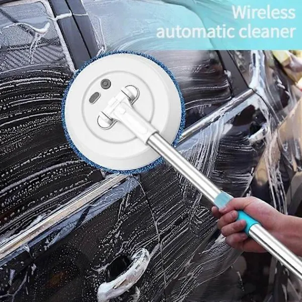 Discount Magic Squeeze Platt Skurmopp Hands Free Tvätt, för Hem Kök Golvrengöring, med 3 -fiber Ersättningar