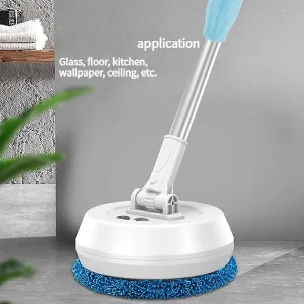 Discount Magic Squeeze Platt Skurmopp Hands Free Tvätt, för Hem Kök Golvrengöring, med 3 -fiber Ersättningar