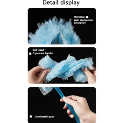 Hot Magisk dammvippa elektrostatisk absorberande rengöringsborste dammrengörare