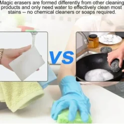 Hot Magisk rengöringssvamp, 50-pack magiskt suddgummi melaminskum rengöringssvamp - suddgummisvamp för alla ytor - badrum, kök