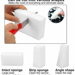 Hot Magisk rengöringssvamp, 50-pack magiskt suddgummi melaminskum rengöringssvamp - suddgummisvamp för alla ytor - badrum, kök