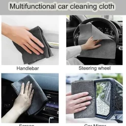 Sale Magiska rengöringsdukar för fönster, 5 st magiska rengöringsdukar förtjockade starka vattenabsorption verktyg för glas bil hem kök badrum