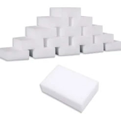 Clearance Magiska rengöringssvampar, 50-pack melaminsvampskuddar, multifunktionella hushållsrengöringssvampar för kök och disk