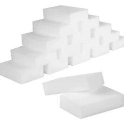 Outlet Magiska Svampar, 50 st Melaminsvamp - Magiskt Radergummi kompatibelt med Badrum, Pool, Kök, Golv, Vägg - Vit 10x7x3cm【pl】
