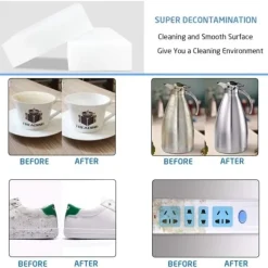 New Magiska svampar, 50 st melamin rengöringssvamp - magiskt suddgummi för