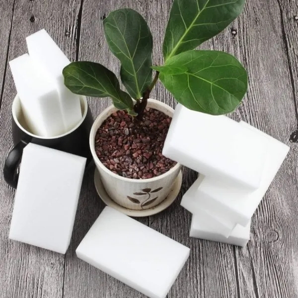 New Magiska svampar, 50 st melamin rengöringssvamp - magiskt suddgummi för