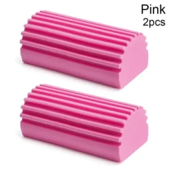 Outlet Magiskt dammrengöringssvampar våtrengöring dammsvamp 2 Pcs-2 Pcs Pink