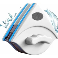 Outlet Magnetisk fönsterputs för dubbelglas, dubbelsidig fönsterputs, invändig fönsterputs för 3-8 mm glasfönster, med fallskyddsrep