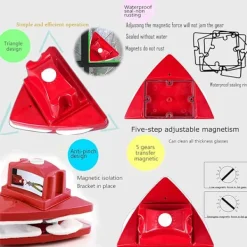 Online Magnetisk fönsterputsare, dubbelsidig fönsterputsborste Glas