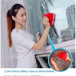 Online Magnetisk fönsterputsare, dubbelsidig fönsterputsborste Glas