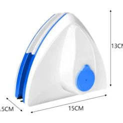 Magnetisk Fönsterputsare, Dubbelsidig Glasrengörare, Sidoglas Torkverktyg, w