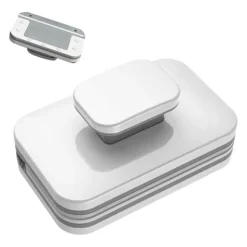 Sale Magnetisk fönsterputsare, stort handtag dubbelsidigt hög säkerhet, robust plastfönsterrengöringsverktyg för 3 till 10 mm glasögon