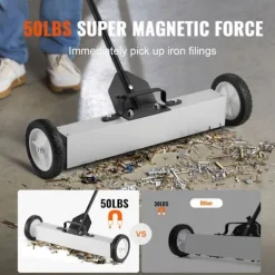 Clearance DUOKU Magnetisk Rullande Sopmaskin--50 lb-Skjutsopmaskin med 24 tum och Teleskophandtag