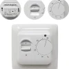 Best Manuell elektrisk golvvärmetermostat med AC 220v 16a sond, mekanisk golvvärme termostatkontroll [energiklass A+++] (x)