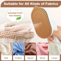 Best (Marinblå) Bärbar liten resejärn, Mini resejärn, Portabel ångstrykjärn, Mini strykjärn, Resejärn, Hemmaföretagsresejärn