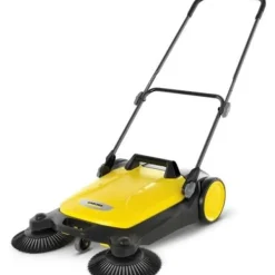 Outlet KARCHER Maskinell sopmaskin S 4 Twin - Beholder 20 L - 2 sidoborstar - 2400 m²/h Gul svart