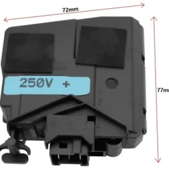 Hot EMAGTECH Maskinlåsningsbrytare Solenoid Kompatibel med Samsung DC34-00026A WD90J6410AW Svart