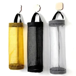 Clearance Matkassehållare väggfäste förvaringsdispenser plastkök Gray