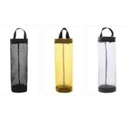 Clearance Matkassehållare väggfäste förvaringsdispenser plastkök Gray