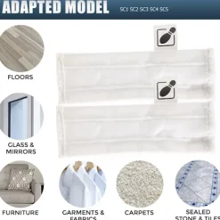 Sale Mattvättsram Mattglidare Mopp för Kärcher SC2 SC3 SC4 SC5 Ångtvätt Mattglidare EASYFIX 2.863-269.0