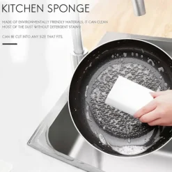 Melaminsvamp Magisk Svamp Rengöring Melaminrengörare Miljövänlig Vit Kök Magisk Svamp Rengöring 1