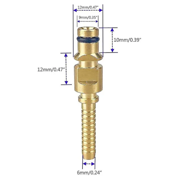 Outlet Metall Snabbkoppling Adapter för Karcher K Kran Högtryckstvätt