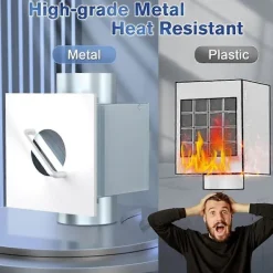 Sale Metall Torktumlare Luddfilter, Inomhus Torktumlare Ventil med Luddbehållare, Passar i 2x4 Väggram/Väggens Yta As Shown