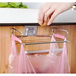 Sale Metallhängande sopsäckshållare kök tvättduk handduksförvaring