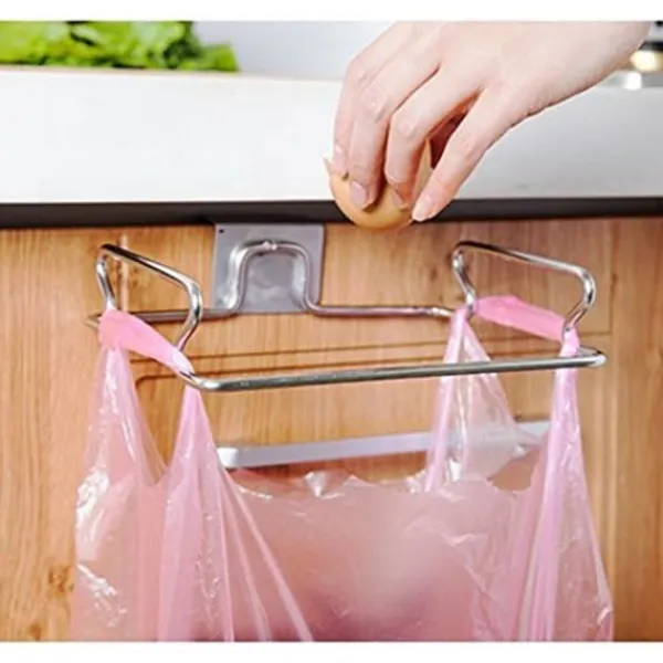 Sale Metallhängande sopsäckshållare kök tvättduk handduksförvaring